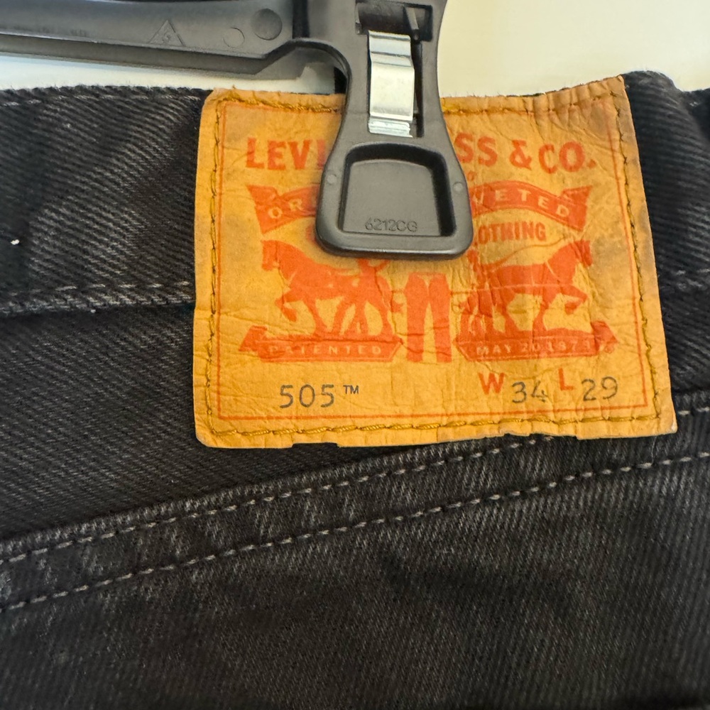 Men’s Levi's Charcoal Black Jeans - Picture 5 of 5